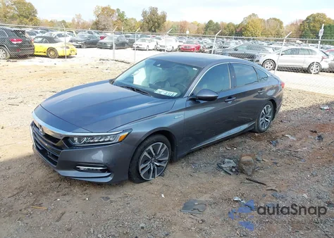 2018 Honda Accord Hybrid Ex-L из США, поврежденный, VIN 1HGCV3F57JA003106